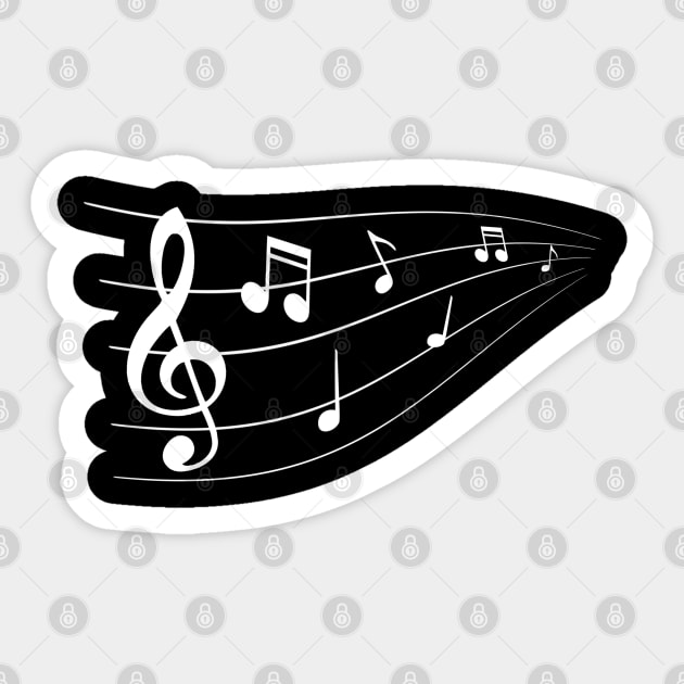 Music notes Sticker by Mi Bonita Designs